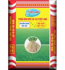 NPK 20-10-8 + TE- LÚA 1,2