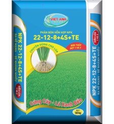 NPK 22-12-8 +4S +TE - SIÊU LÚA 1,2